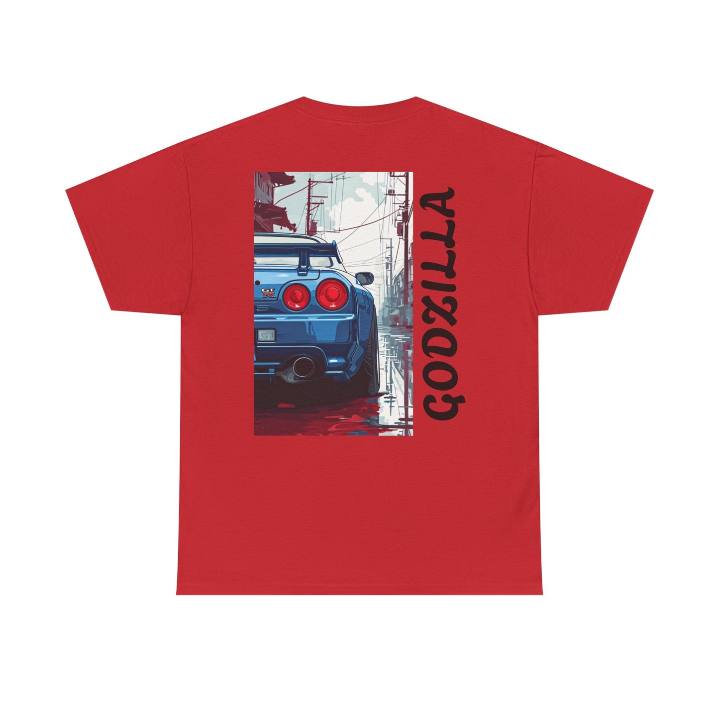 Godzilla GT-R Unisex Tee, Car Enthusiast Shirt, Gift for Drivers, Racing Apparel, Streetwear Tee, Men's Women's Fashion