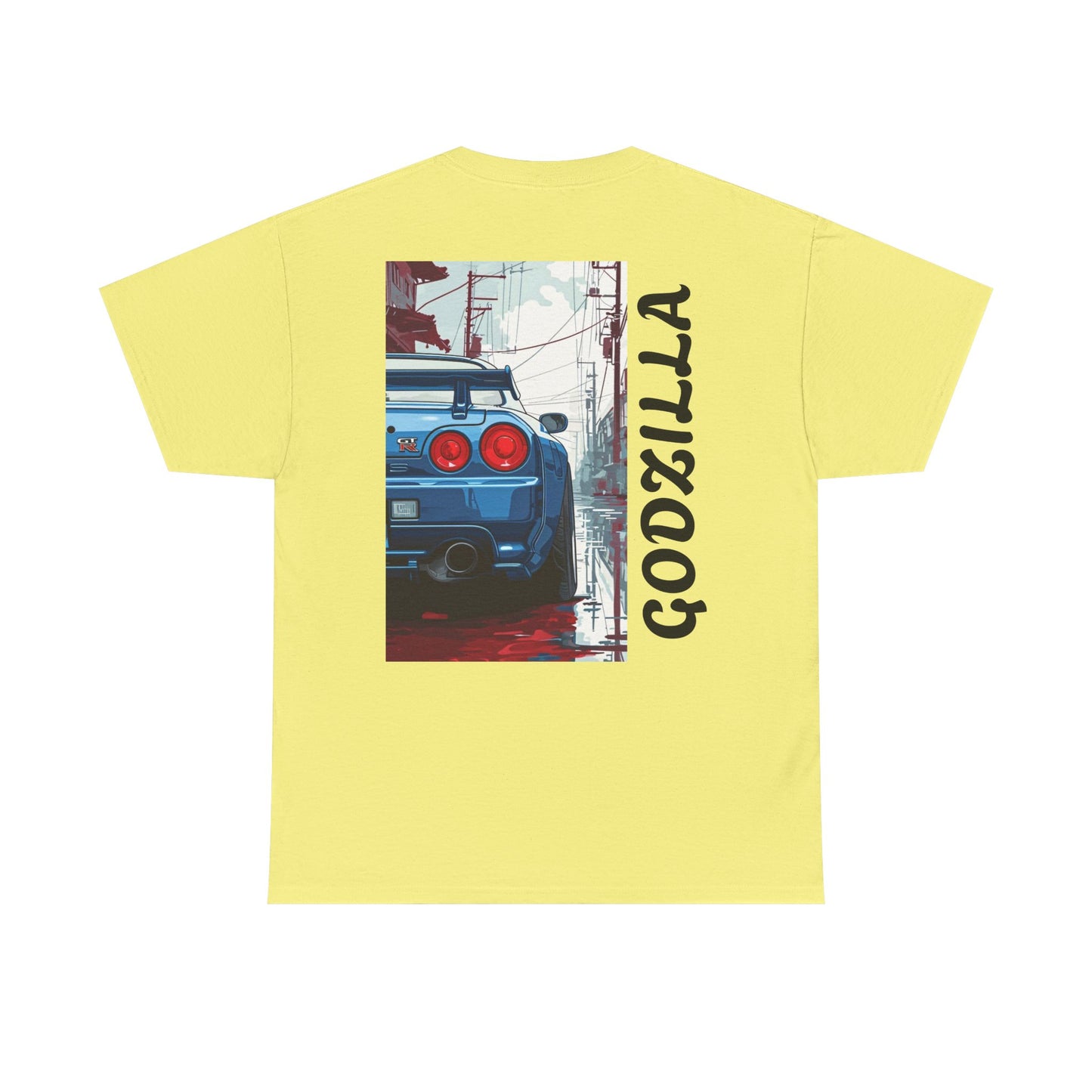 Godzilla GT-R Unisex Tee, Car Enthusiast Shirt, Gift for Drivers, Racing Apparel, Streetwear Tee, Men's Women's Fashion
