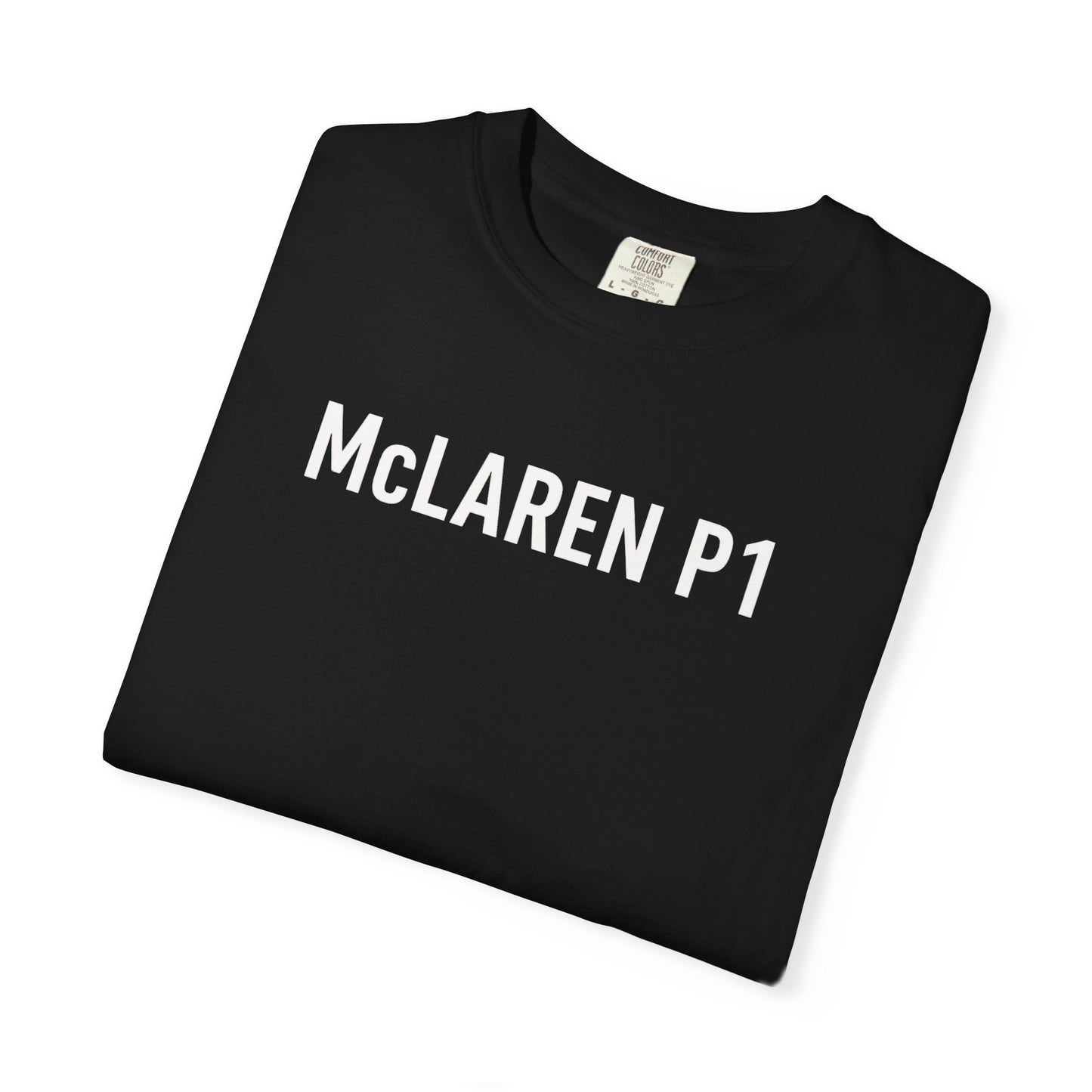 McLaren P1 Unisex Garment-Dyed T-Shirt | Automotive Fan Gift, Car Enthusiast Apparel, Unique Racing Tee, Birthday or Holiday Gift