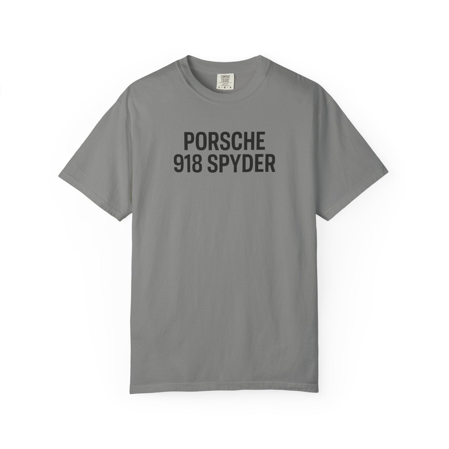 Porsche 918 Spyder T-shirt | Unisex Garment-Dyed Tee | Gift for Car Lovers, Racing Enthusiasts, Automotive Apparel, Birthday Gift