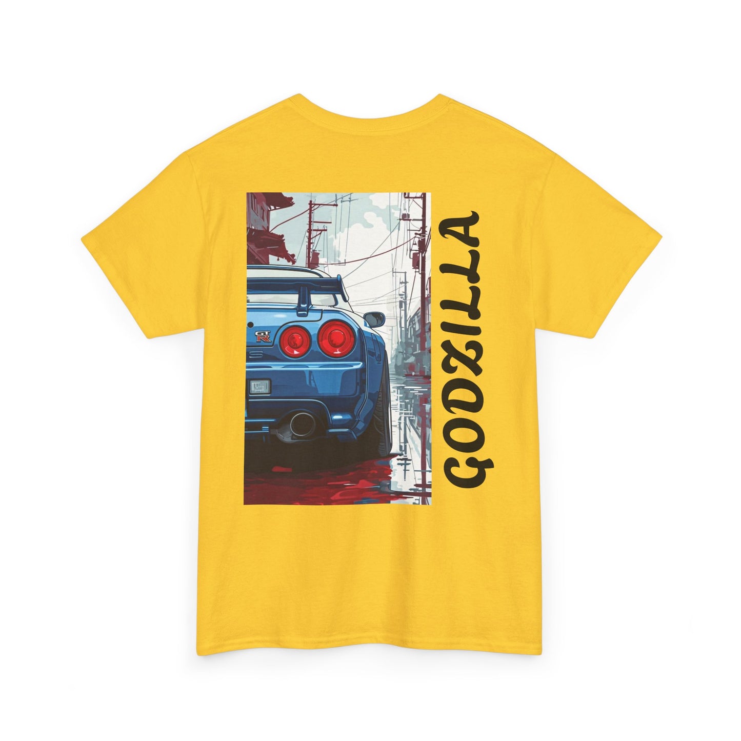 Godzilla GT-R Unisex Tee, Car Enthusiast Shirt, Gift for Drivers, Racing Apparel, Streetwear Tee, Men's Women's Fashion