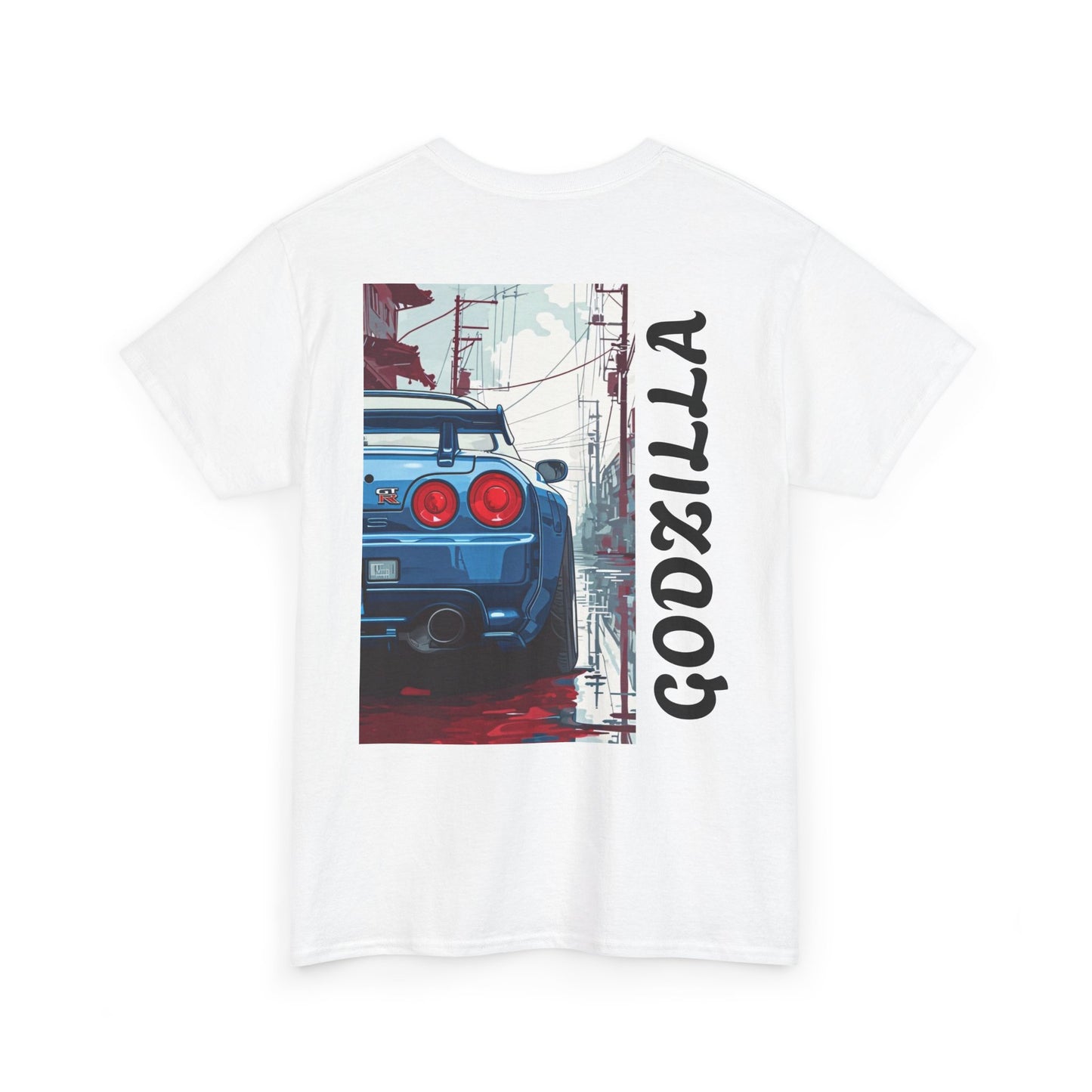 Godzilla GT-R Unisex Tee, Car Enthusiast Shirt, Gift for Drivers, Racing Apparel, Streetwear Tee, Men's Women's Fashion