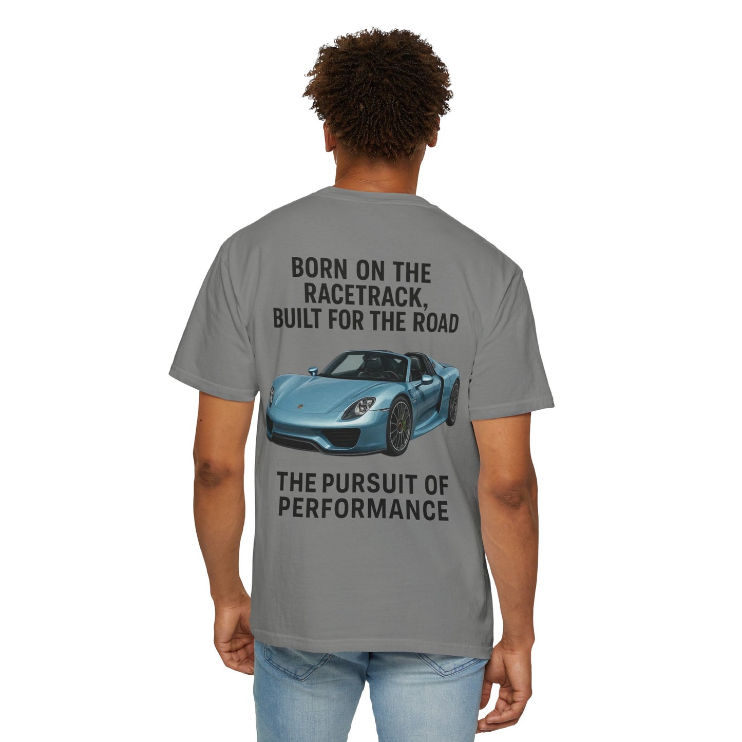 Porsche 918 Spyder T-shirt | Unisex Garment-Dyed Tee | Gift for Car Lovers, Racing Enthusiasts, Automotive Apparel, Birthday Gift