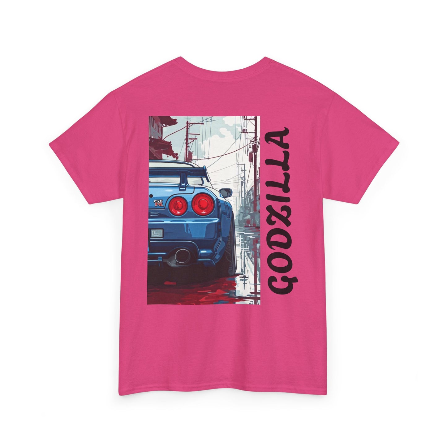 Godzilla GT-R Unisex Tee, Car Enthusiast Shirt, Gift for Drivers, Racing Apparel, Streetwear Tee, Men's Women's Fashion