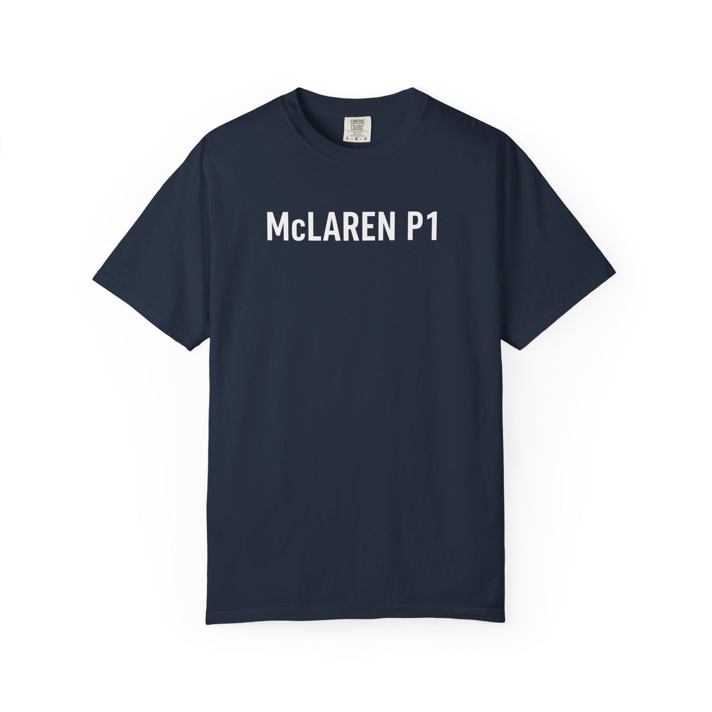 McLaren P1 Unisex Garment-Dyed T-Shirt | Automotive Fan Gift, Car Enthusiast Apparel, Unique Racing Tee, Birthday or Holiday Gift