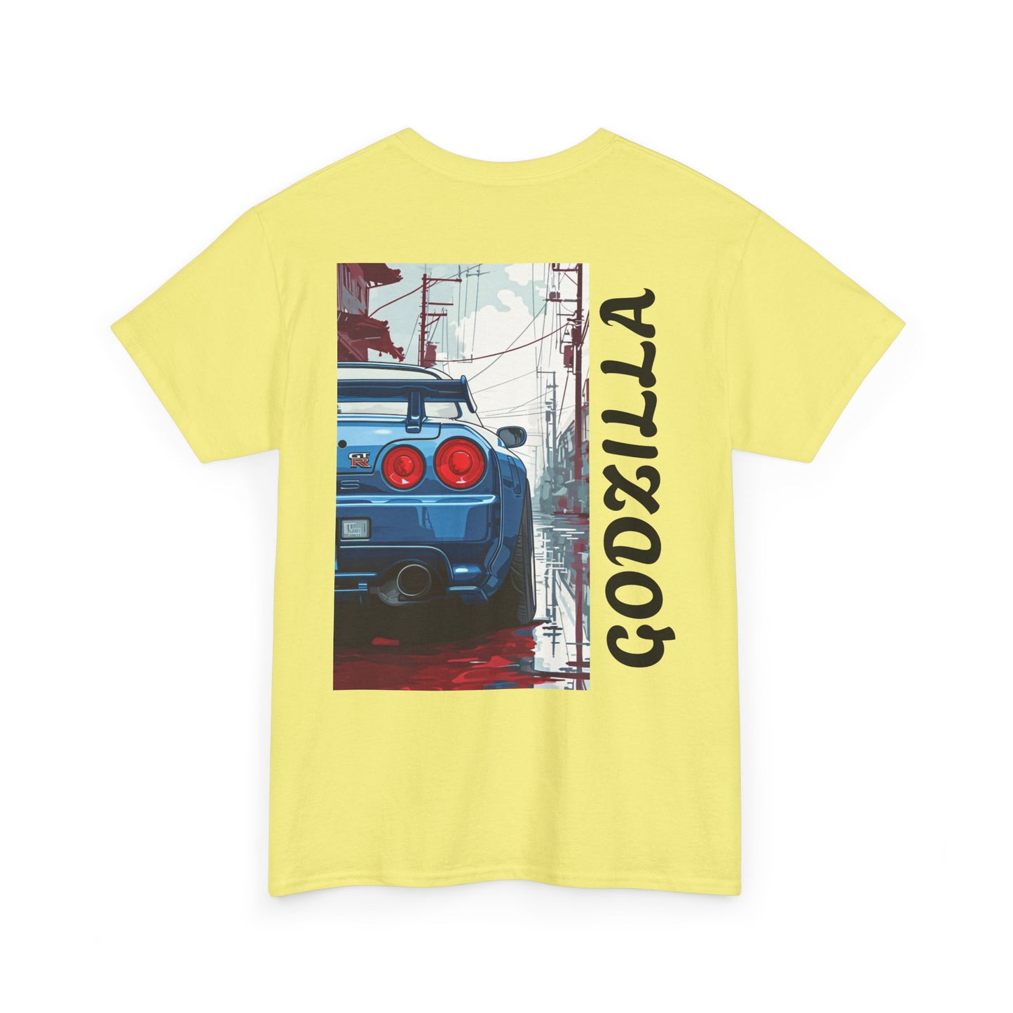 Godzilla GT-R Unisex Tee, Car Enthusiast Shirt, Gift for Drivers, Racing Apparel, Streetwear Tee, Men's Women's Fashion