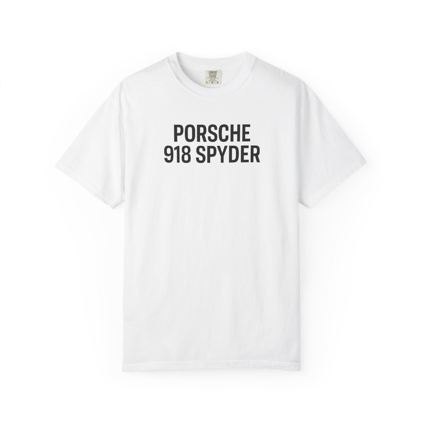 Porsche 918 Spyder T-shirt | Unisex Garment-Dyed Tee | Gift for Car Lovers, Racing Enthusiasts, Automotive Apparel, Birthday Gift