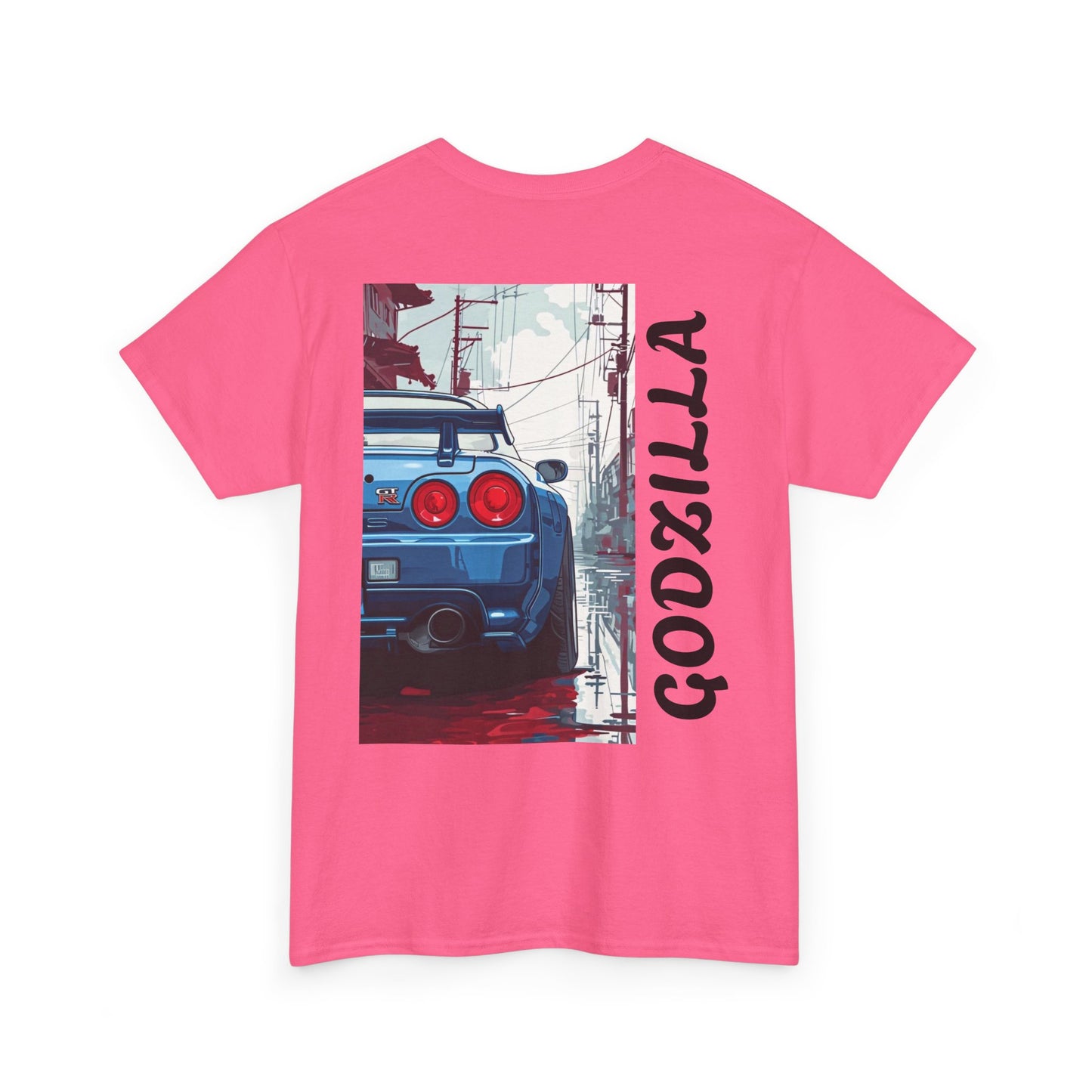 Godzilla GT-R Unisex Tee, Car Enthusiast Shirt, Gift for Drivers, Racing Apparel, Streetwear Tee, Men's Women's Fashion
