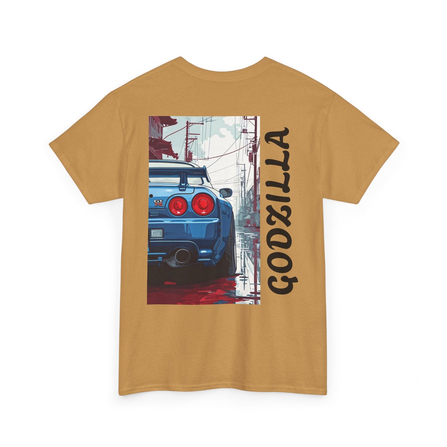 Godzilla GT-R Unisex Tee, Car Enthusiast Shirt, Gift for Drivers, Racing Apparel, Streetwear Tee, Men's Women's Fashion