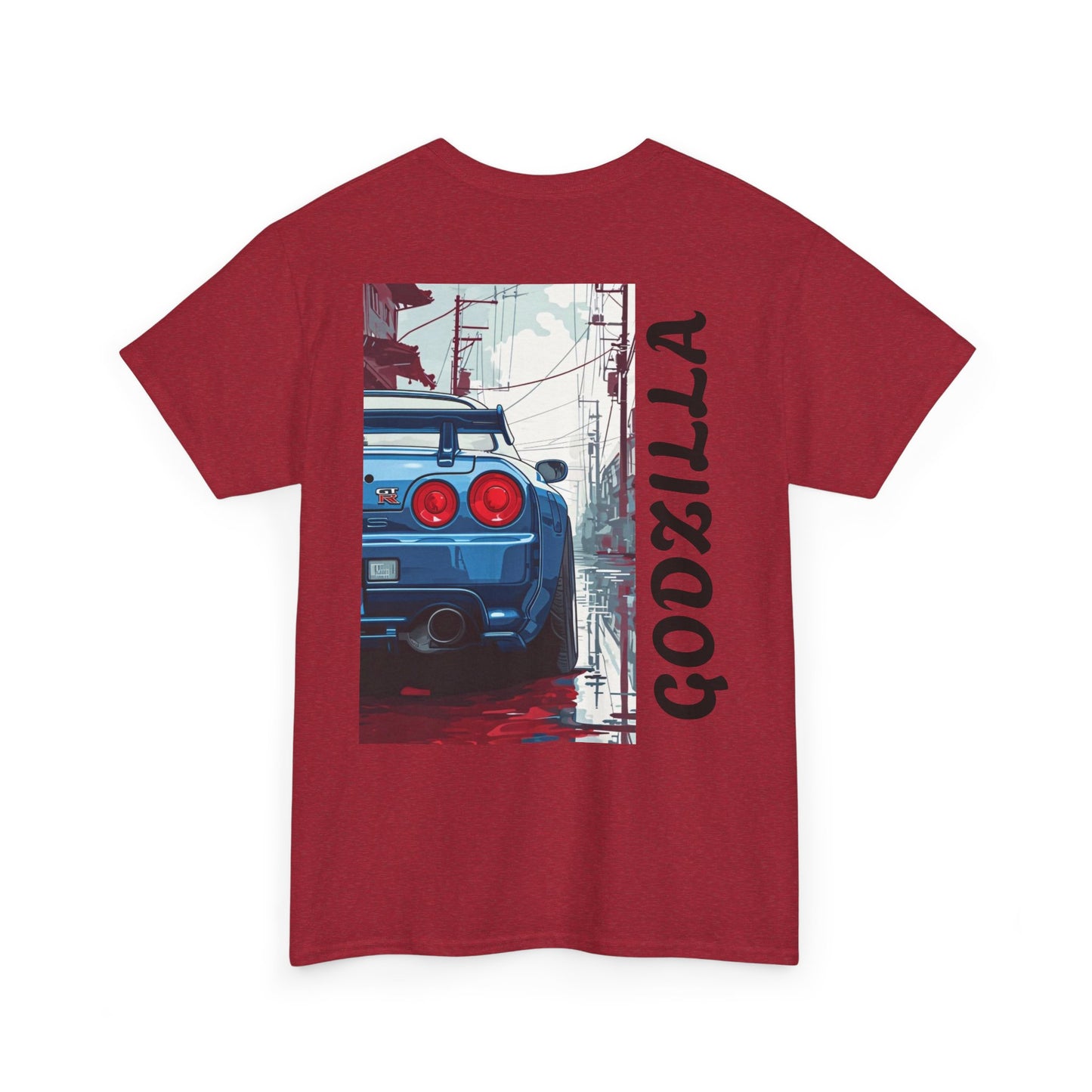 Godzilla GT-R Unisex Tee, Car Enthusiast Shirt, Gift for Drivers, Racing Apparel, Streetwear Tee, Men's Women's Fashion