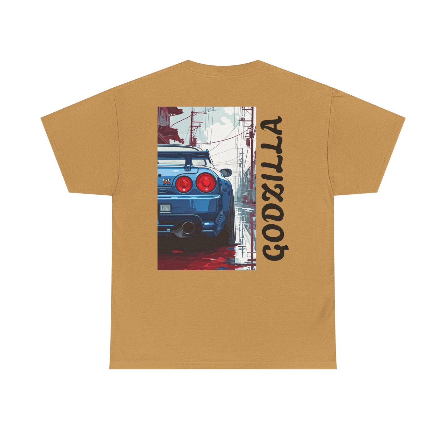 Godzilla GT-R Unisex Tee, Car Enthusiast Shirt, Gift for Drivers, Racing Apparel, Streetwear Tee, Men's Women's Fashion