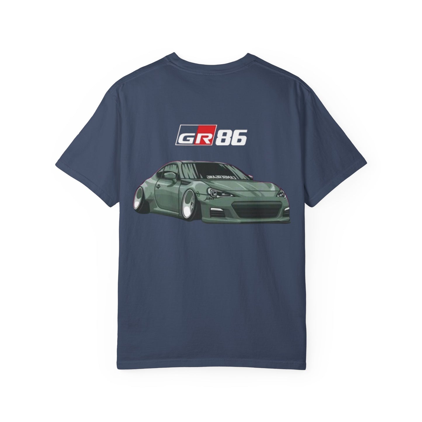 JDM Car Enthusiast T-Shirt, Unisex Garment-Dyed Tee, Casual Streetwear, Automotive Gift, Car Lover Apparel, GR86 Design