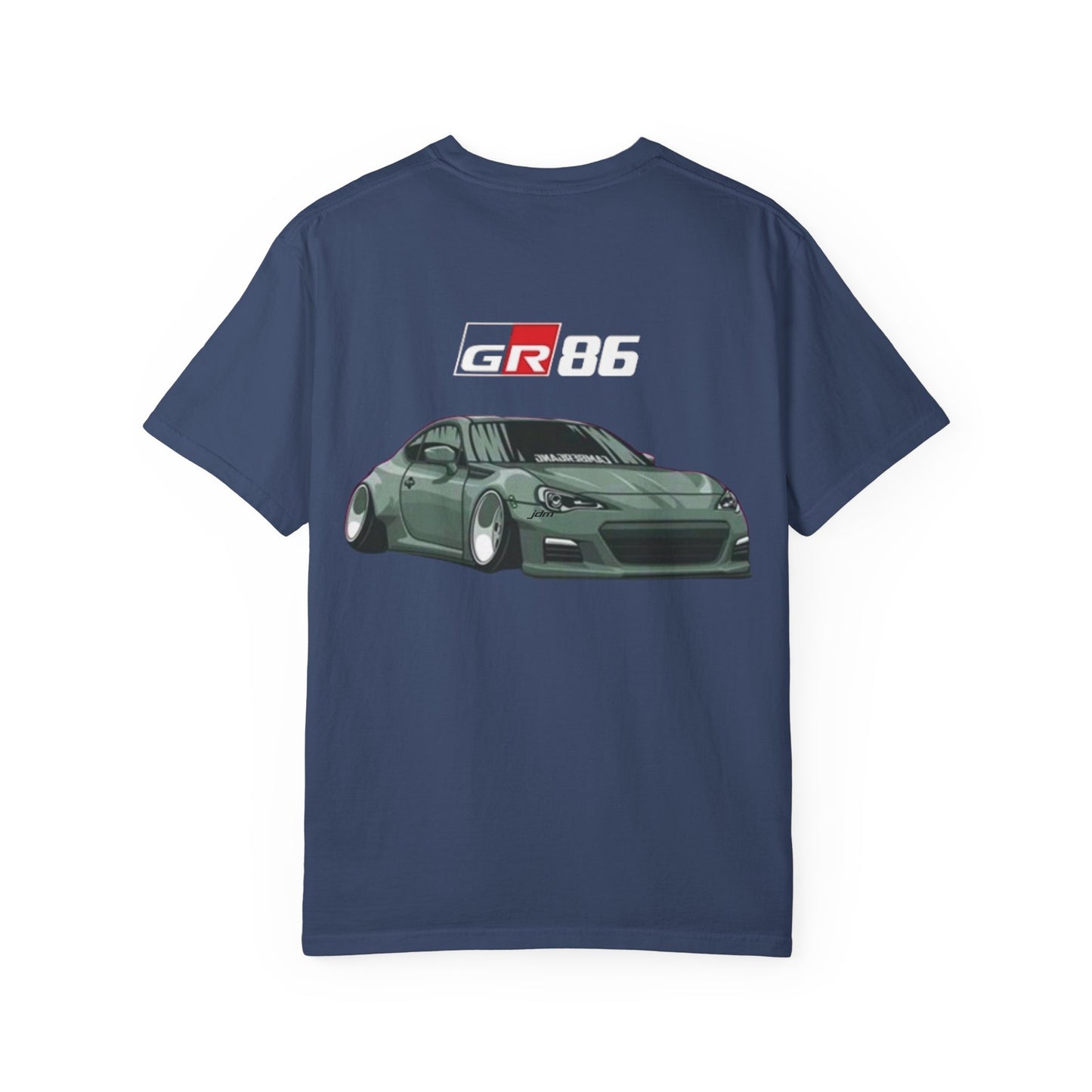 JDM Car Enthusiast T-Shirt, Unisex Garment-Dyed Tee, Casual Streetwear, Automotive Gift, Car Lover Apparel, GR86 Design