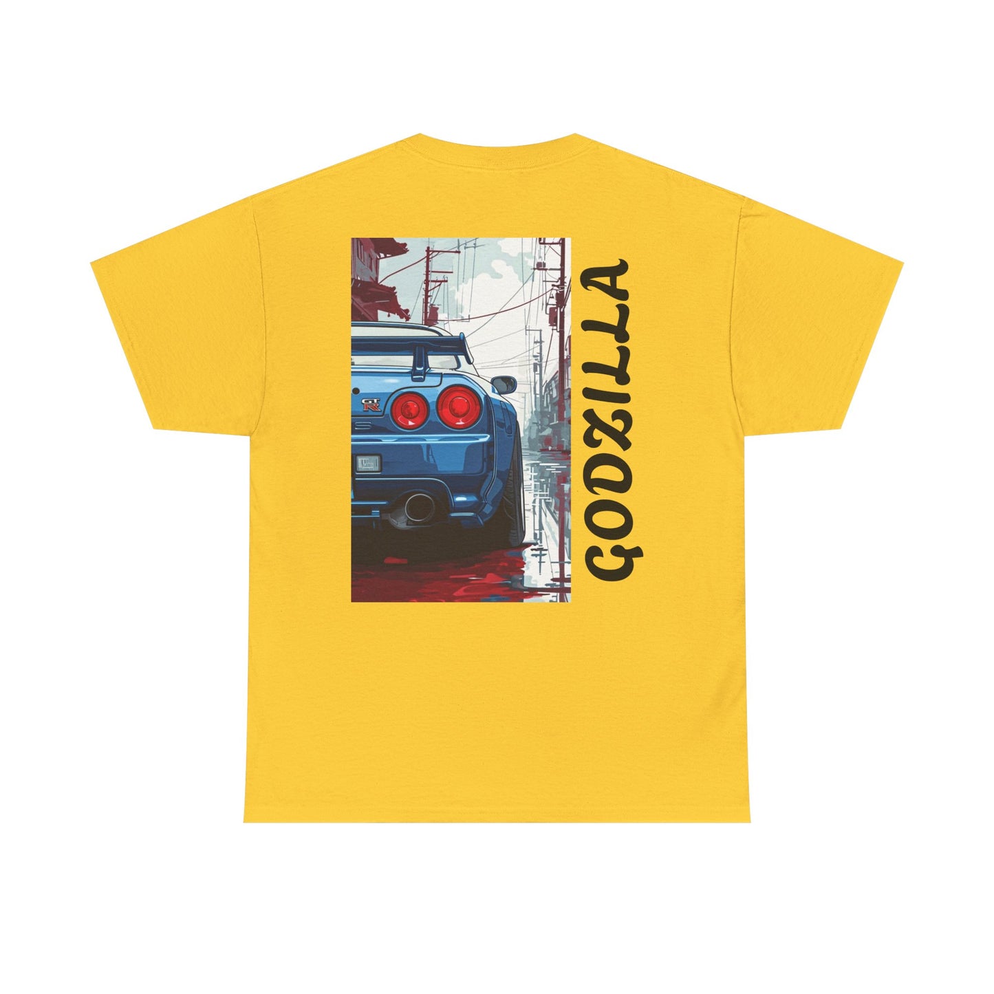 Godzilla GT-R Unisex Tee, Car Enthusiast Shirt, Gift for Drivers, Racing Apparel, Streetwear Tee, Men's Women's Fashion