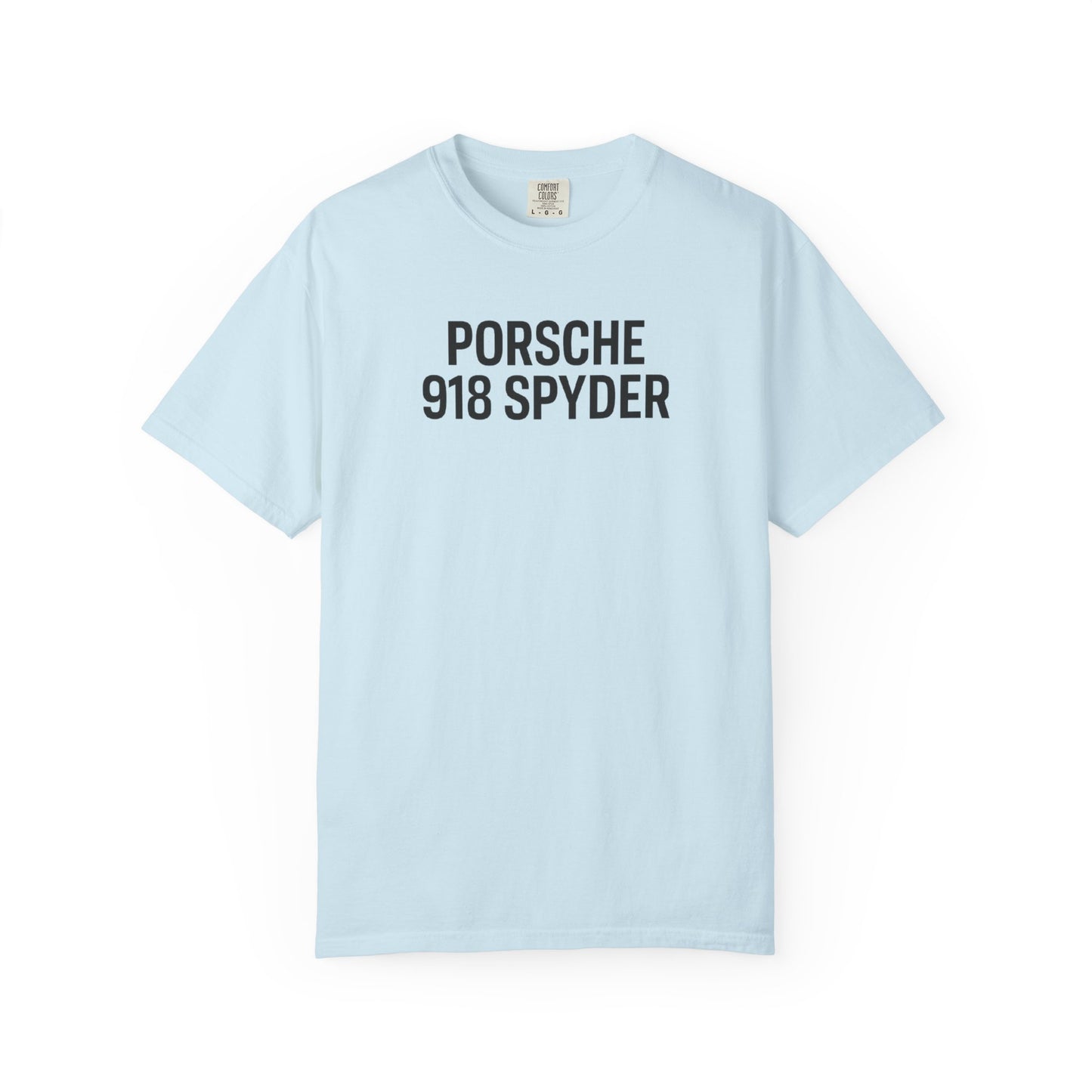 Porsche 918 Spyder T-shirt | Unisex Garment-Dyed Tee | Gift for Car Lovers, Racing Enthusiasts, Automotive Apparel, Birthday Gift