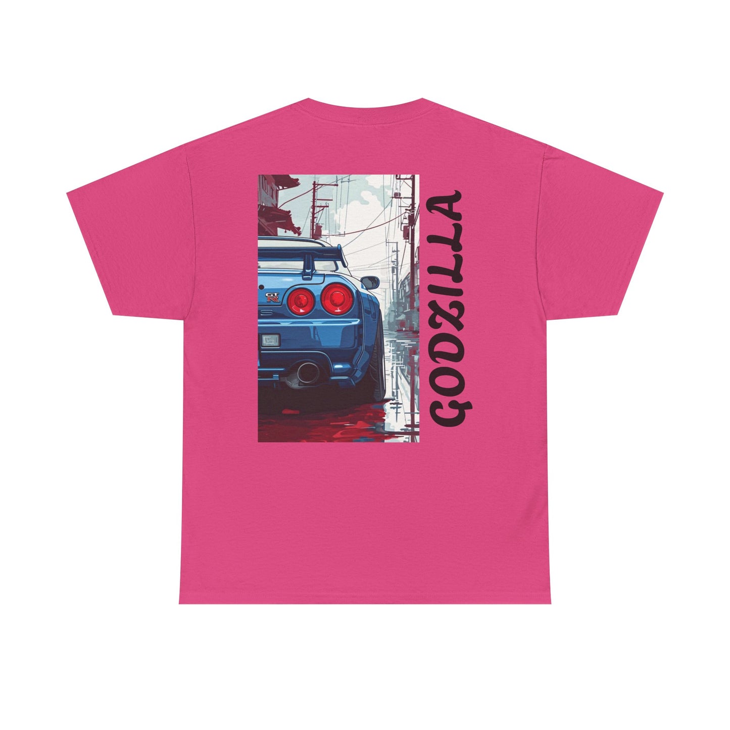 Godzilla GT-R Unisex Tee, Car Enthusiast Shirt, Gift for Drivers, Racing Apparel, Streetwear Tee, Men's Women's Fashion