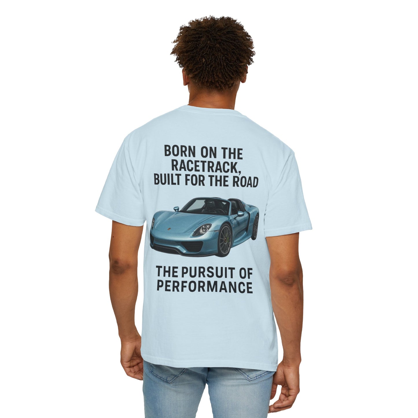 Porsche 918 Spyder T-shirt | Unisex Garment-Dyed Tee | Gift for Car Lovers, Racing Enthusiasts, Automotive Apparel, Birthday Gift