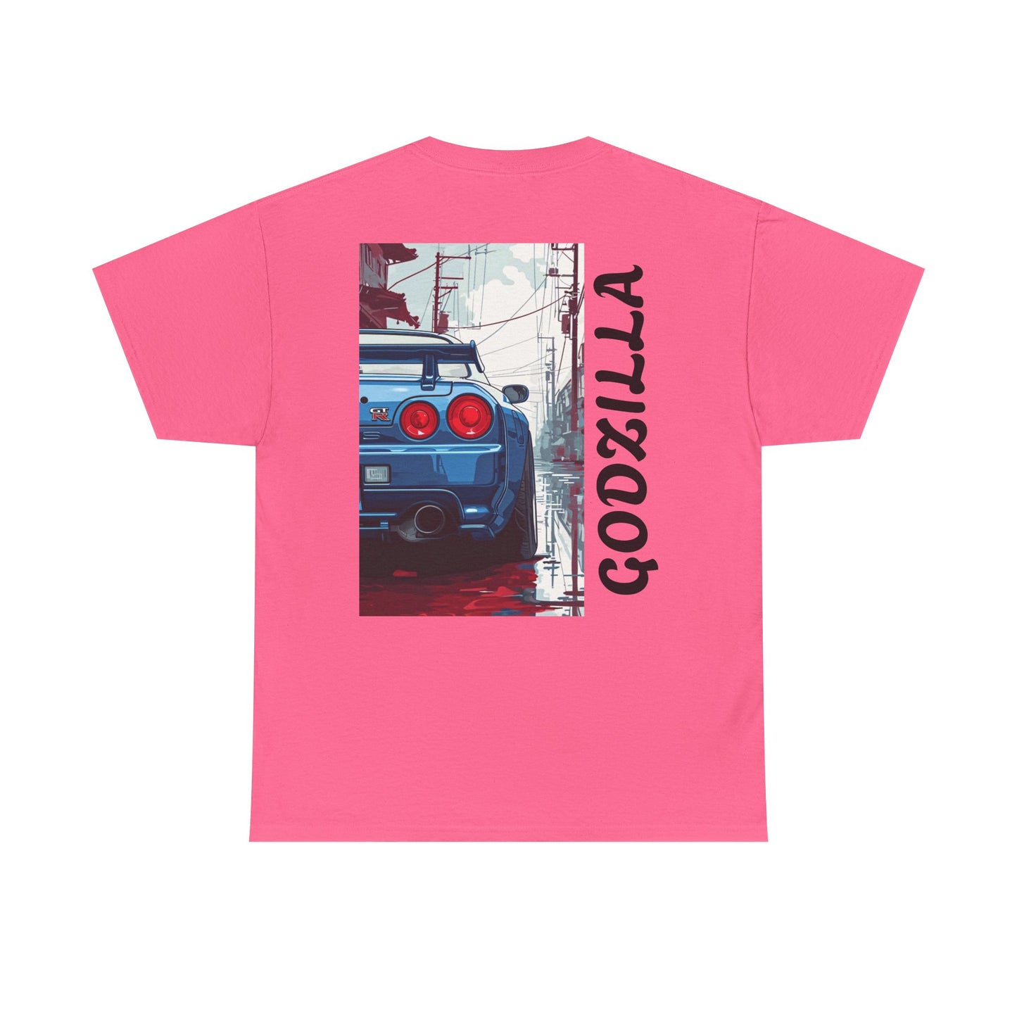 Godzilla GT-R Unisex Tee, Car Enthusiast Shirt, Gift for Drivers, Racing Apparel, Streetwear Tee, Men's Women's Fashion