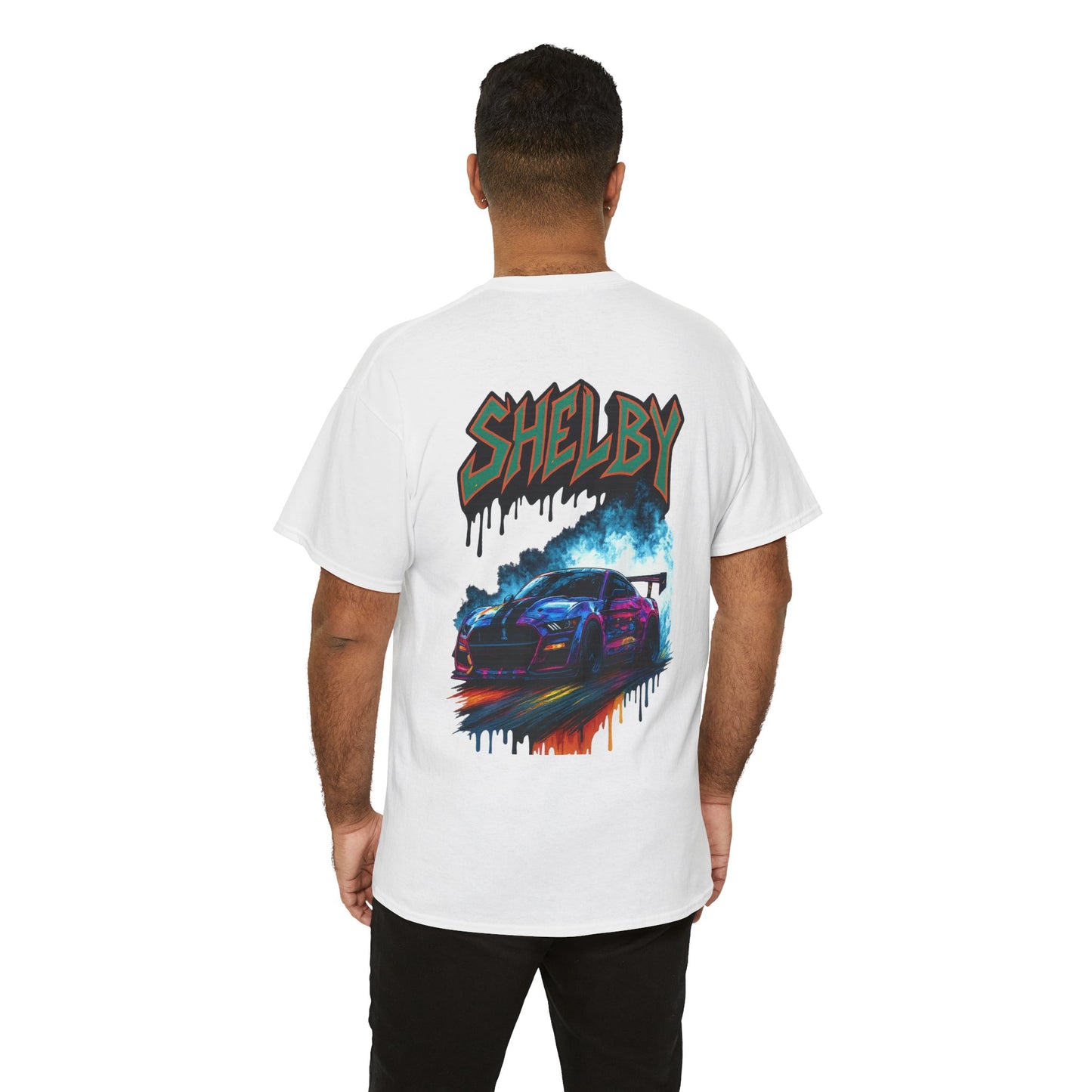 Tee - Shelby Base Design Drift Street Wear Unisex Heavy Cotton
