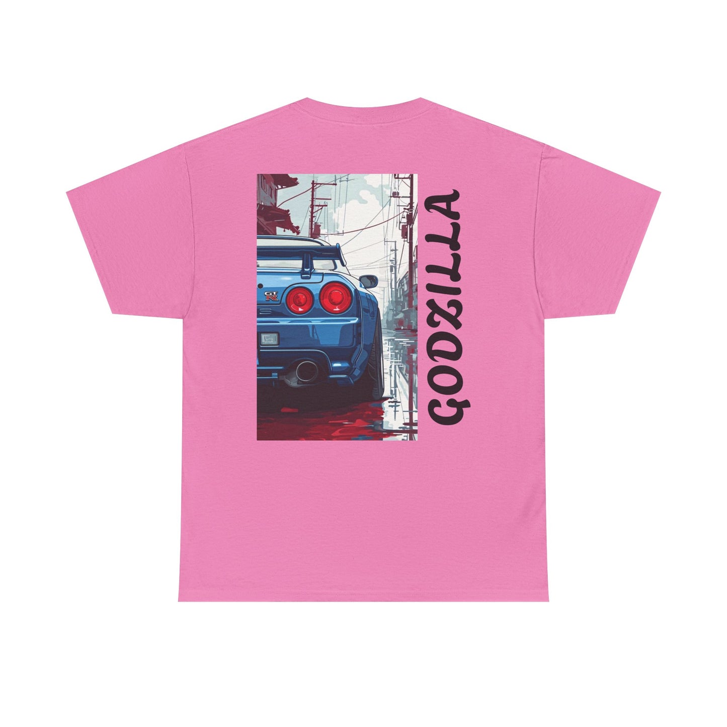 Godzilla GT-R Unisex Tee, Car Enthusiast Shirt, Gift for Drivers, Racing Apparel, Streetwear Tee, Men's Women's Fashion