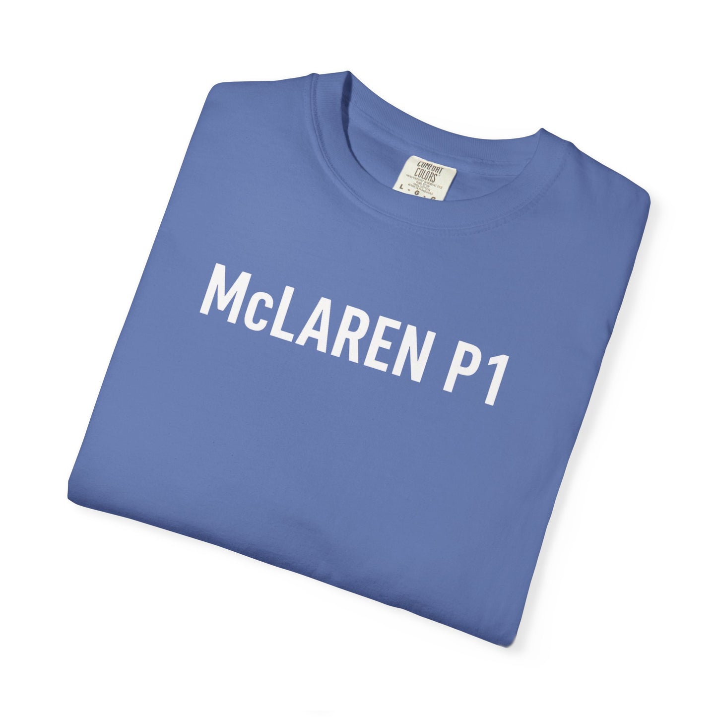 McLaren P1 Unisex Garment-Dyed T-Shirt | Automotive Fan Gift, Car Enthusiast Apparel, Unique Racing Tee, Birthday or Holiday Gift