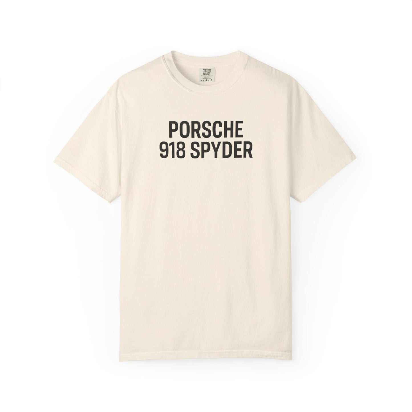 Porsche 918 Spyder T-shirt | Unisex Garment-Dyed Tee | Gift for Car Lovers, Racing Enthusiasts, Automotive Apparel, Birthday Gift